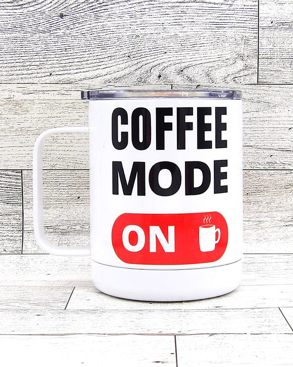 coffee mode on thermal coffee mug