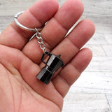 moka pot keychain