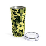 Green Camo Tumbler 20oz